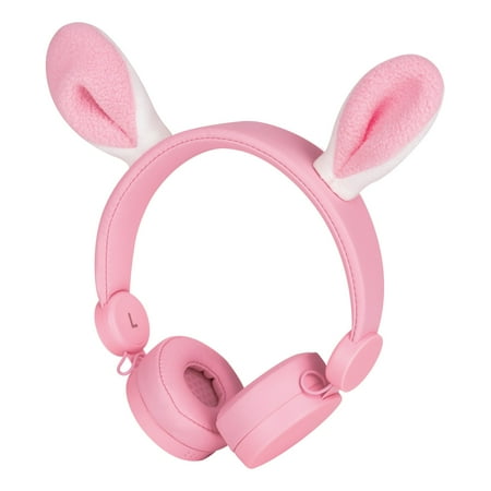Ativa™ Kids On-Ear Wired Animal Headphones With On-Cord Microphone  Rabbit