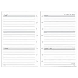 TUL® Discbound Weekly/Monthly Refill Pages, Junior Size, January To December 2022, TULJRFILR-WM