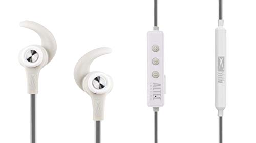 Altec Lansing Sport Waterproof Bluetooth Earbuds, White, MZX857-WHT