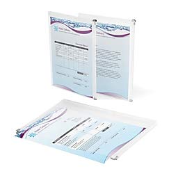 Office Depot - Envelope - Transparent Zipper Envelopes, Letter Size, 8 1/2 x 11 - Clear