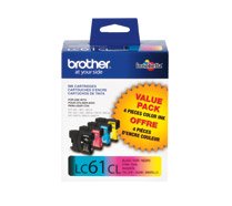 Brother® LC61 Black/Color Ink Cartridges, Pack of 4 - EXP 11.2024