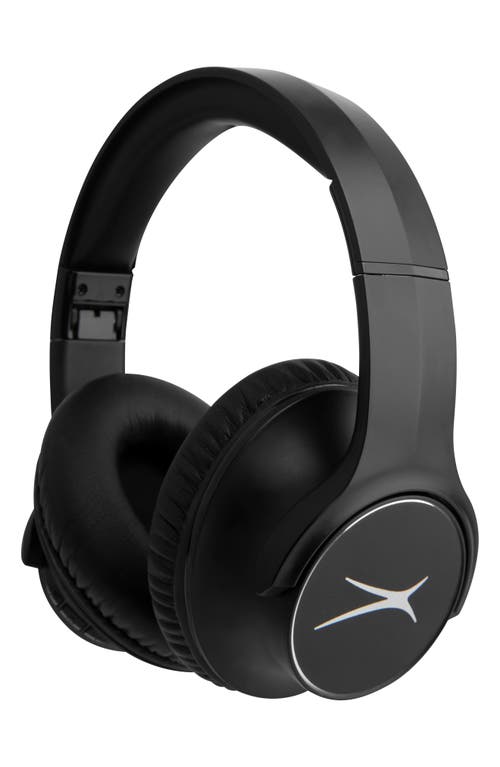 Altec Lansing R3volution X Bluetooth On-Ear Headphones, Noise-Canceling, Black, MZX009-BLK
