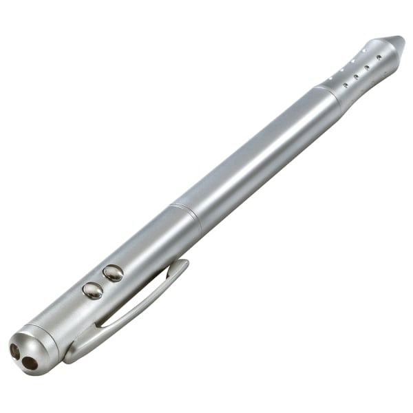 Quartet Four-Function Executive Laser Pointer, Class 2, Silver (MP-2800Q)