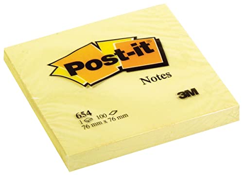 Post-It FT500072937 Sticky Note Pad with 100 Sheets 76 x 76 mm