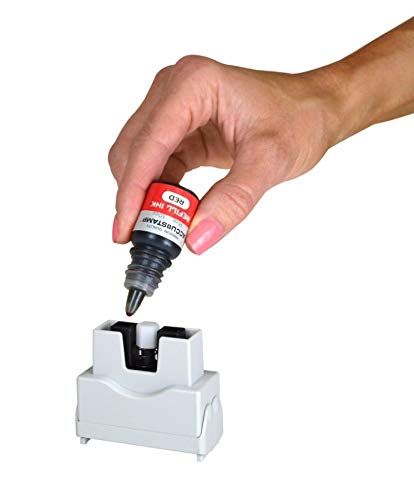 ACCU-STAMP2 Message Stamp with Shutter, 1-Color, Confidential, 1-5/8" x 1/2" Impression, Pre-Ink, Red Ink (035616)