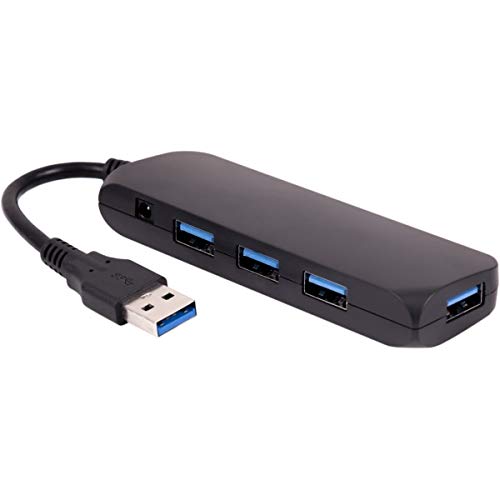 ATIVA 4-Port USB 3.0 Charging Hub, Black, 41513