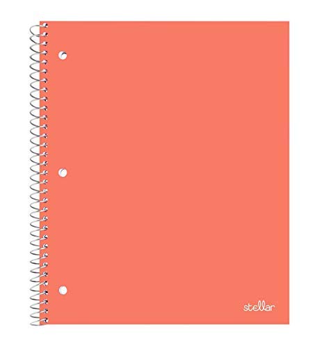 Office Depot Stellar Notebook, 8 1/2in x 11in, 1 Subject, College Ruled, Assorted Colors (No Color Choice), 100 Sheets, OD571564