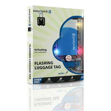 Easy2Pick Unisex Adult Flashing Luggage Tag One Size  US