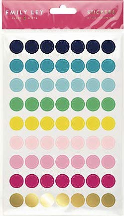 at-A-Glance Simplified System Shapes Sticker Pack, Set of 6 Sheets
