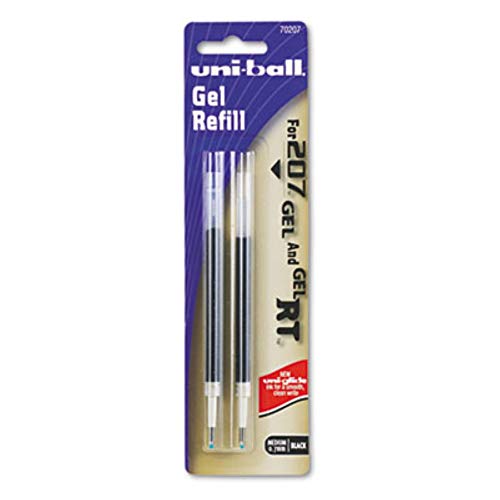 uni-ball 207 Ink Gel Pen Refill, 2 per Pack