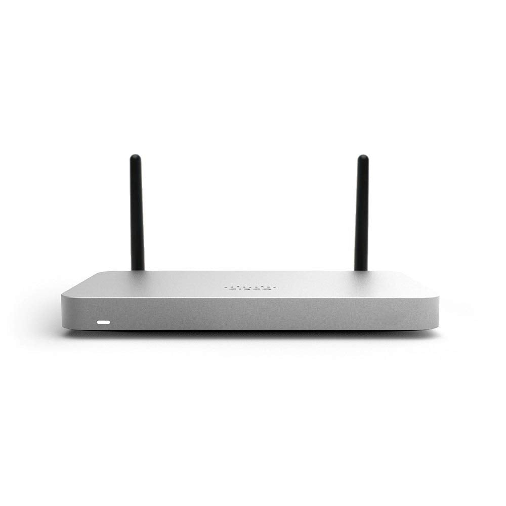 Cisco Meraki MX64W Cloud Managed Security Appliance, 2.4GHz and 5GHz Frequency, Layer 7, 802.11ac Wireless, Licensing Required and Sold Separately)