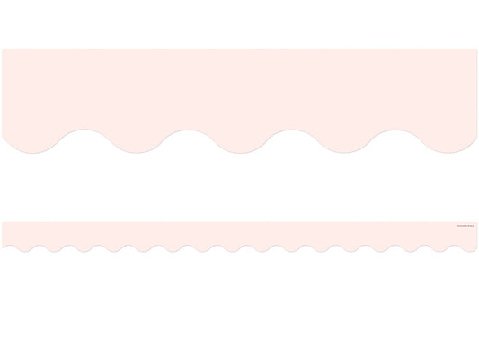 Blush Scalloped Border Trim