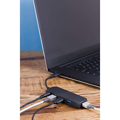 ATIVA 4-Port USB 3.0 Charging Hub, Black, 41513