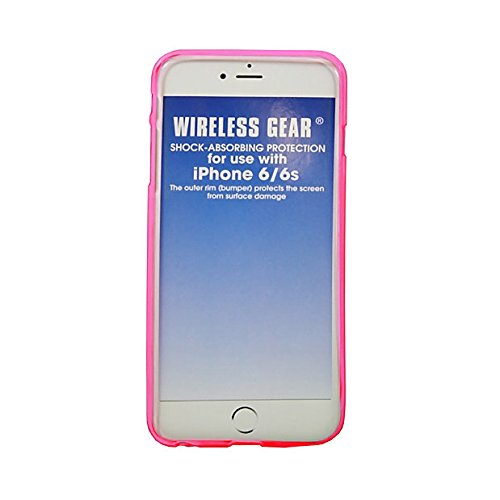 Wireless Gear Case For iPhone 6, Clear, Pink, G0330