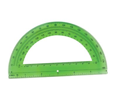 OfficeMax Plastic Protractor 6"