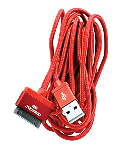 Duracell® Sync & Charge 30-Pin USB Cable, 10'