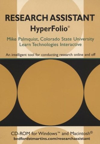 Research Assistant Hyperfolio: An Intelligent Tool for Conducting Research Online and Off