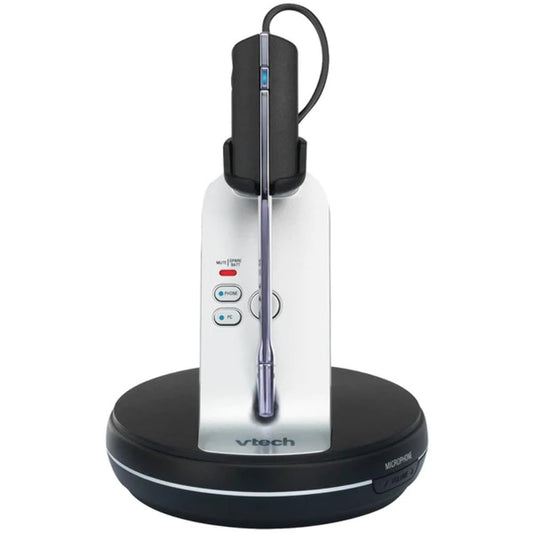 VTech VH6210 Softphone Compatible Convertible DECT Office Wireless Headset for Business Desk Phones