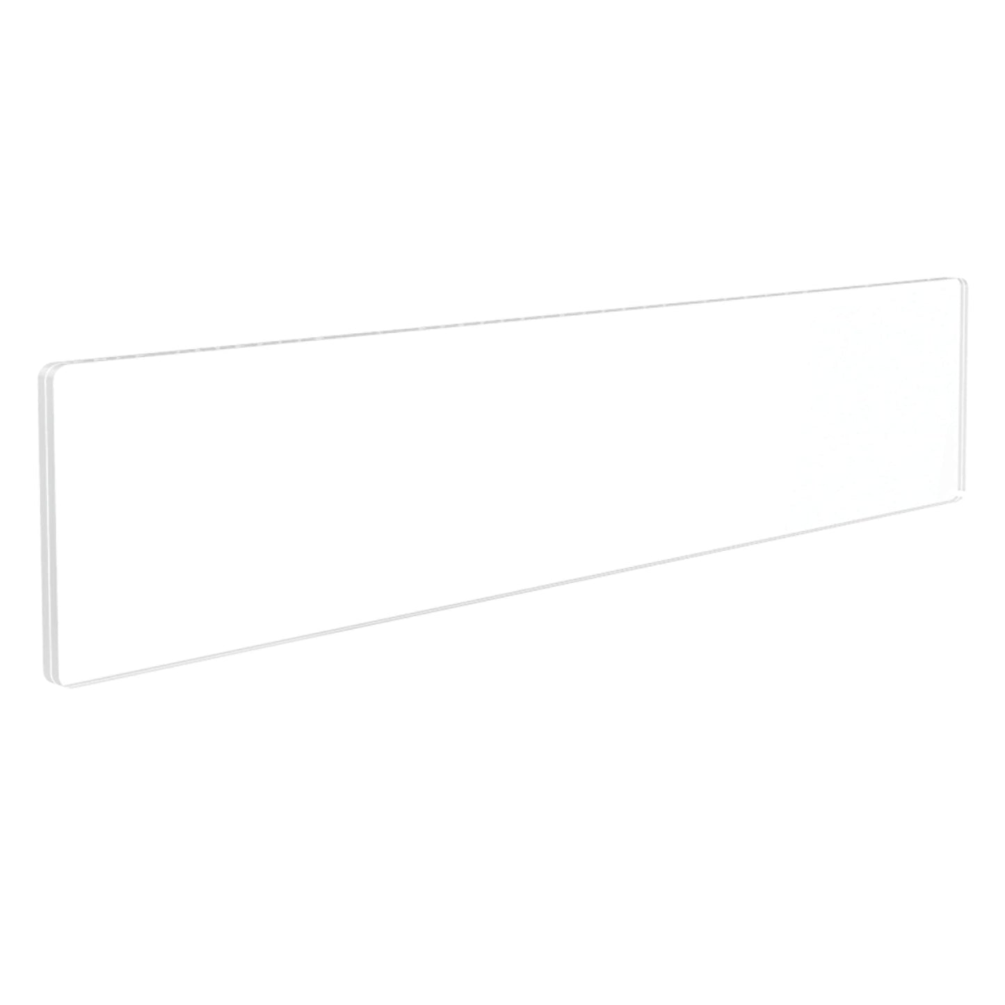 Deflecto® Cubicle Nameplate Sign Holder, 2 1/4"H x 8 7/8"W x 3/16"D, Clear