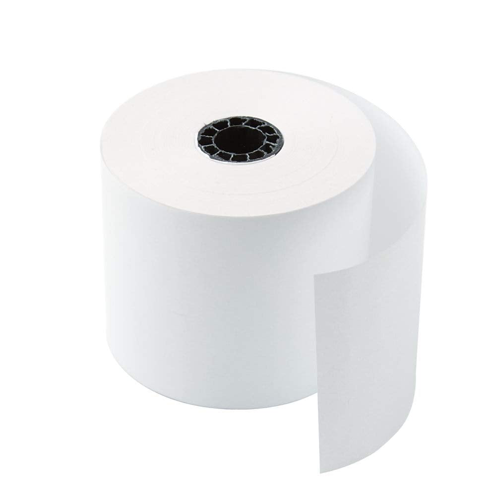 Office Depot Adding Machine Thermal Paper Rolls, 1 3/4in. x 230ft., White, Pack Of 10 Rolls, 554085