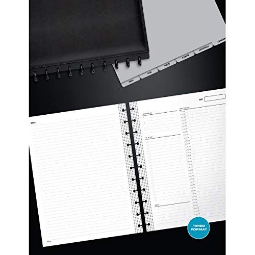 TUL� - Calendar Refill - Discbound Undated Daily Refill Pages Current year - 8-1/2" x 11" - PK of 50