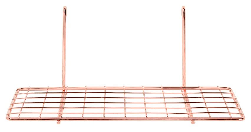 Realspace Rose Gold Wire Hanging Organizer System, Shelf Attachment