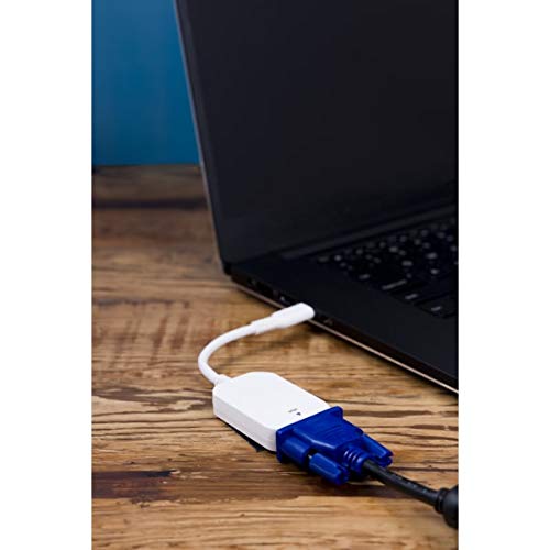 ATIVA USB-C-to-VGA Adapter, White, 41509