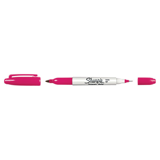 Sharpie® Twin Tip Permanent Marker, Magenta