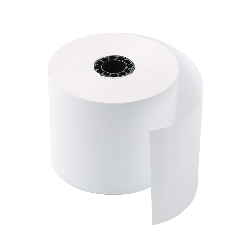 Office Depot 1-Ply Paper Rolls, 1 3/4in. x 128ft., White, Pack Of 10, 109044