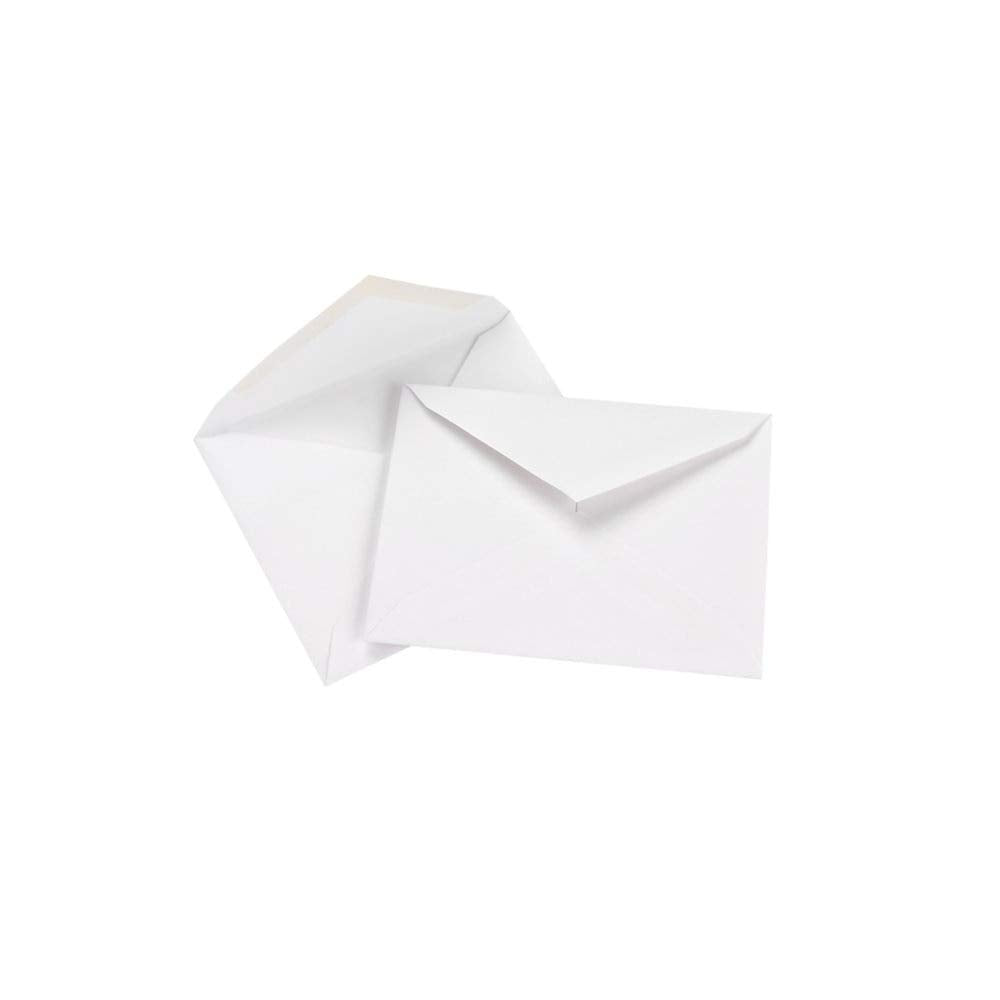 Office Depot Invitation Envelopes, 4 3/8in. x 5 3/4in., White, Pack Of 100, 12033