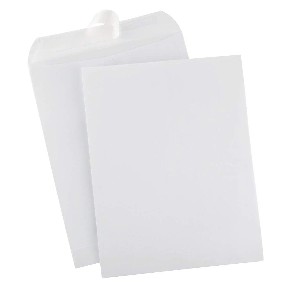 Office Depot Clean Seal(TM) Catalog Envelopes, 6in. x 9in., White, Box Of 250, 77919