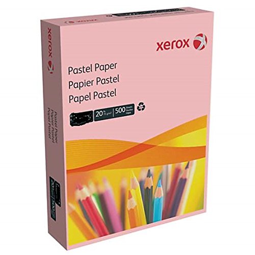 Xerox Pastel Paper Pink, 20 LB, 8 1/2 x 14, 500 Sheets