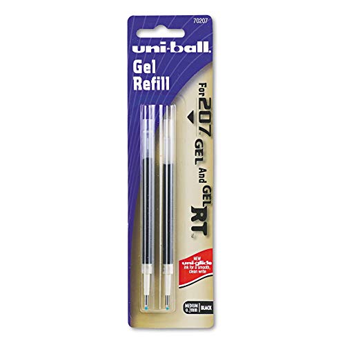 uni-ball 207 Ink Gel Pen Refill, 2 per Pack