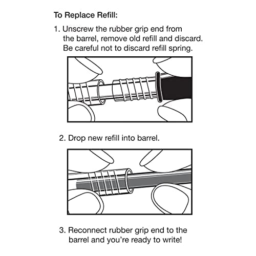 PILOT Dr. Grip Center of Gravity Ballpoint Ink Refill