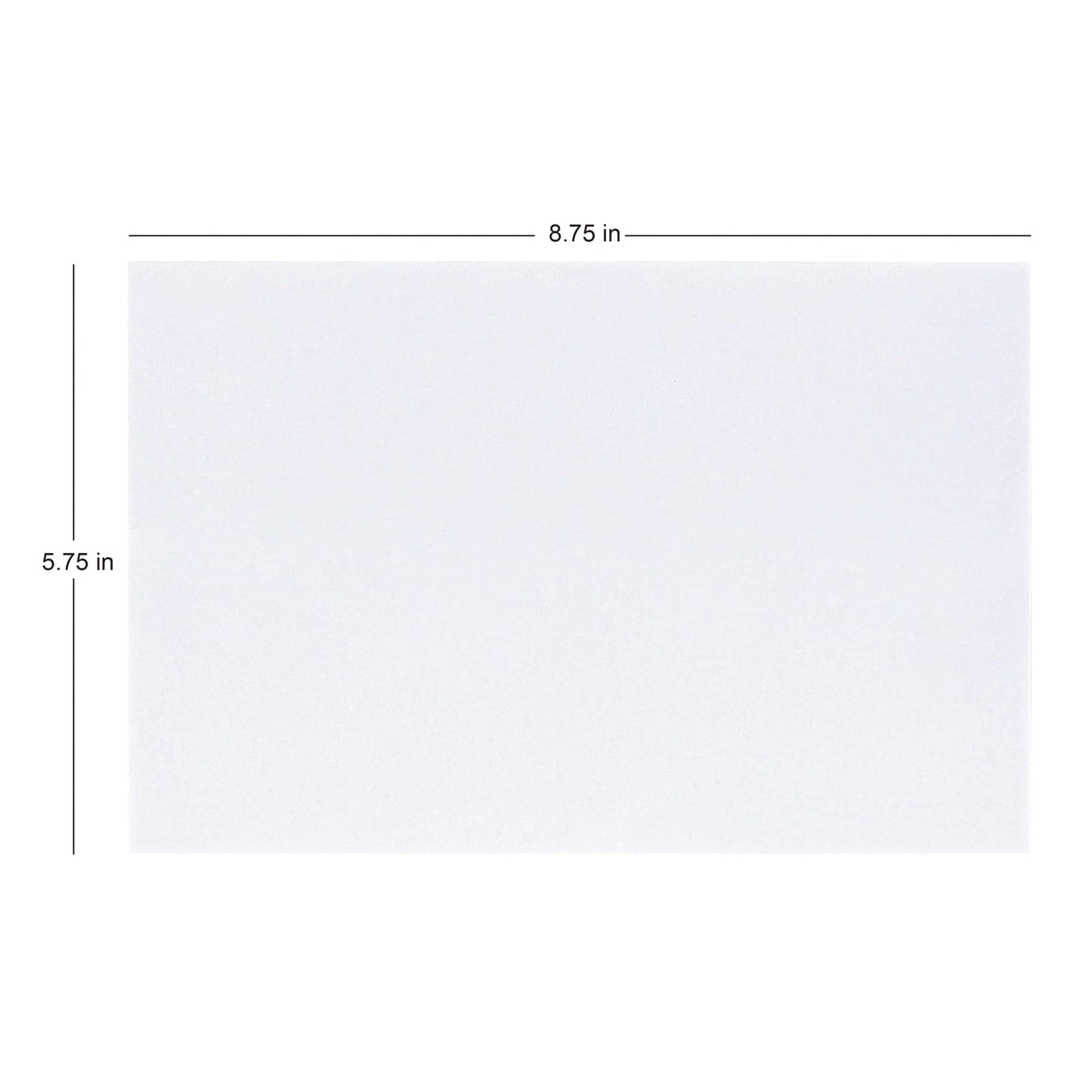 Office Depot� Brand Greeting Card Envelopes, 5 3/4" x 8 3/4", White, Box Of 100