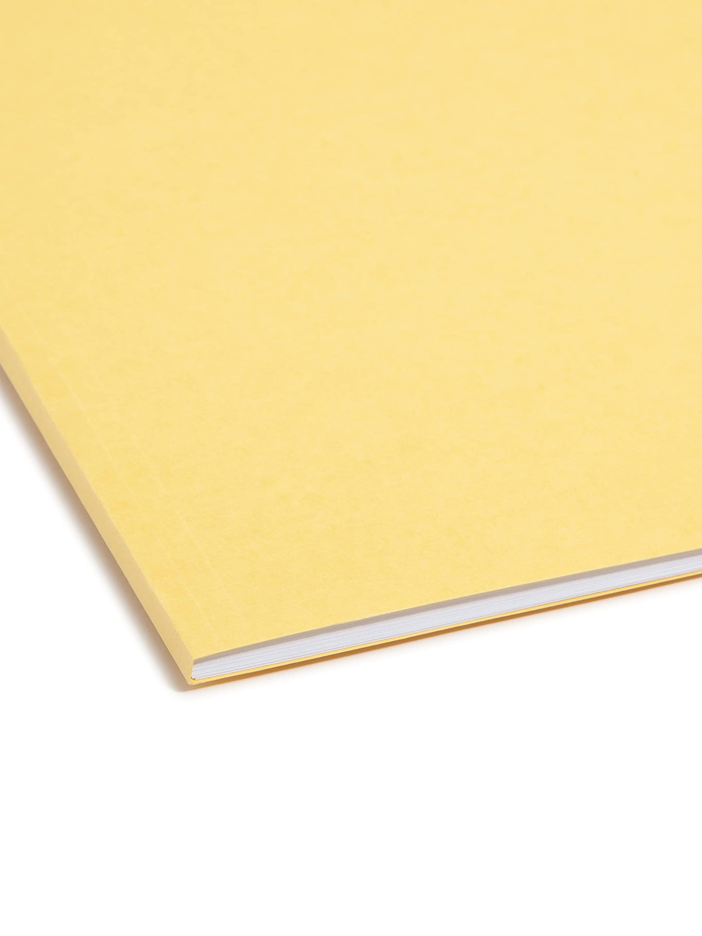 Smead 100% Recycled Fastener File Folder, 2 Fasteners, Reinforced 1/3-Cut Tab, Letter Size, Yellow, 50 per Box (12941)