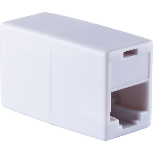 Ativa® RJ45 In-line Network Coupler, White