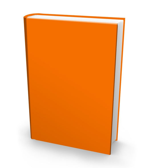 Book Sox Stretchable Book Cover: Jumbo Solid Orange. Fits Most Hardcover Textbooks up to 9" x 11". Adhesive-Free, Nylon Fabric School Book Protector. Easy to Put On. Washable & Reusable Jacket.
