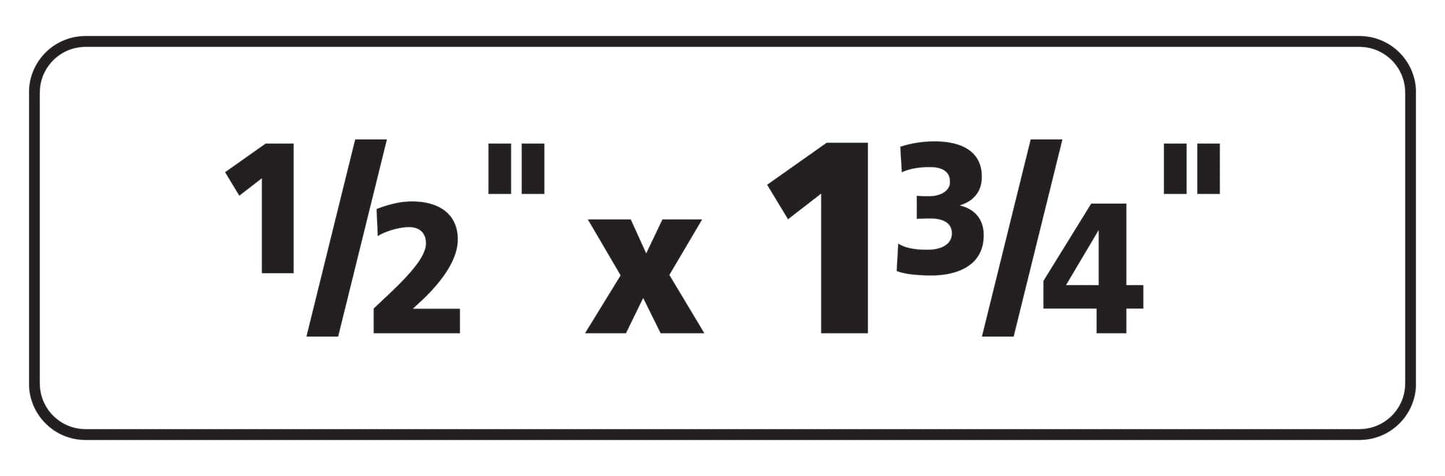 Avery Removable ID Labels, Sure Feed Technology, 0.5" x 1.75", 5 Packs (6467)