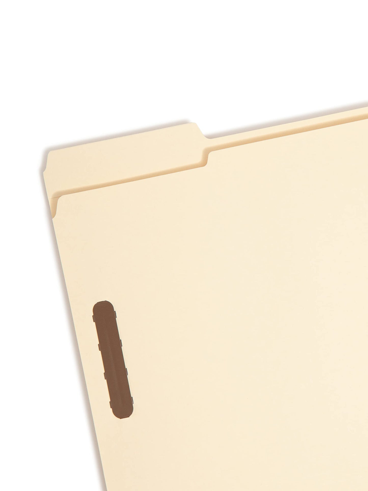 Smead 100% Recycled Fastener File Folder, 2 Fasteners, Reinforced 1/3-Cut Tab, Letter Size, Manila, 50 per Box (14547)