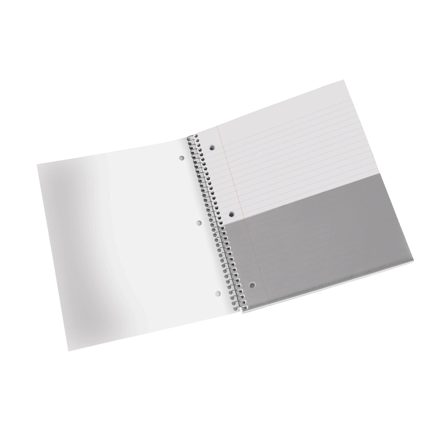 Office Depot� Brand Stellar Poly Notebook, 8" x 10-1/2", 5 Subject, Wide Ruled, 200 Sheets, White [Unknown Binding]