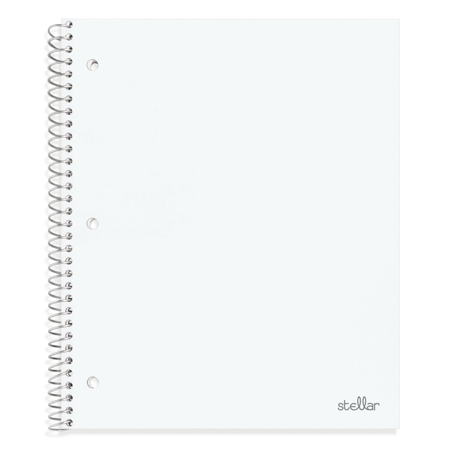 Office Depot� Brand Stellar Poly Notebooks, 8" x 10-1/2", 1 Subject, Wide Ruled, 100 Sheets, Assorted Colors, Pack Of 4 Notebooks [Unknown Binding]
