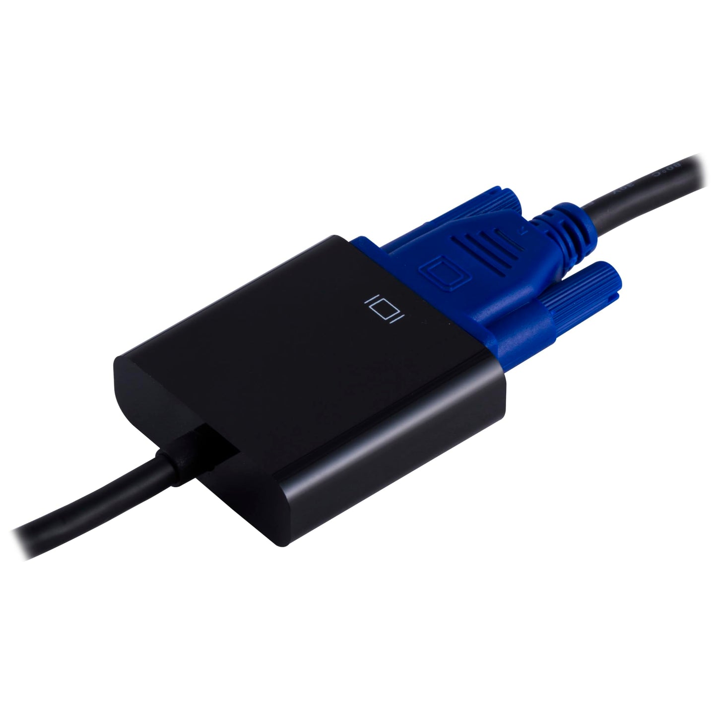 ATIVA® DisplayPort to VGA Pigtail Adapter, 6", Black, 36543