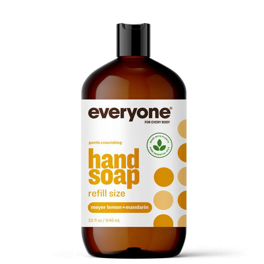 Everyone Meyer Lemon + Mandarin Refill Size Hand Soap, 32 FZ