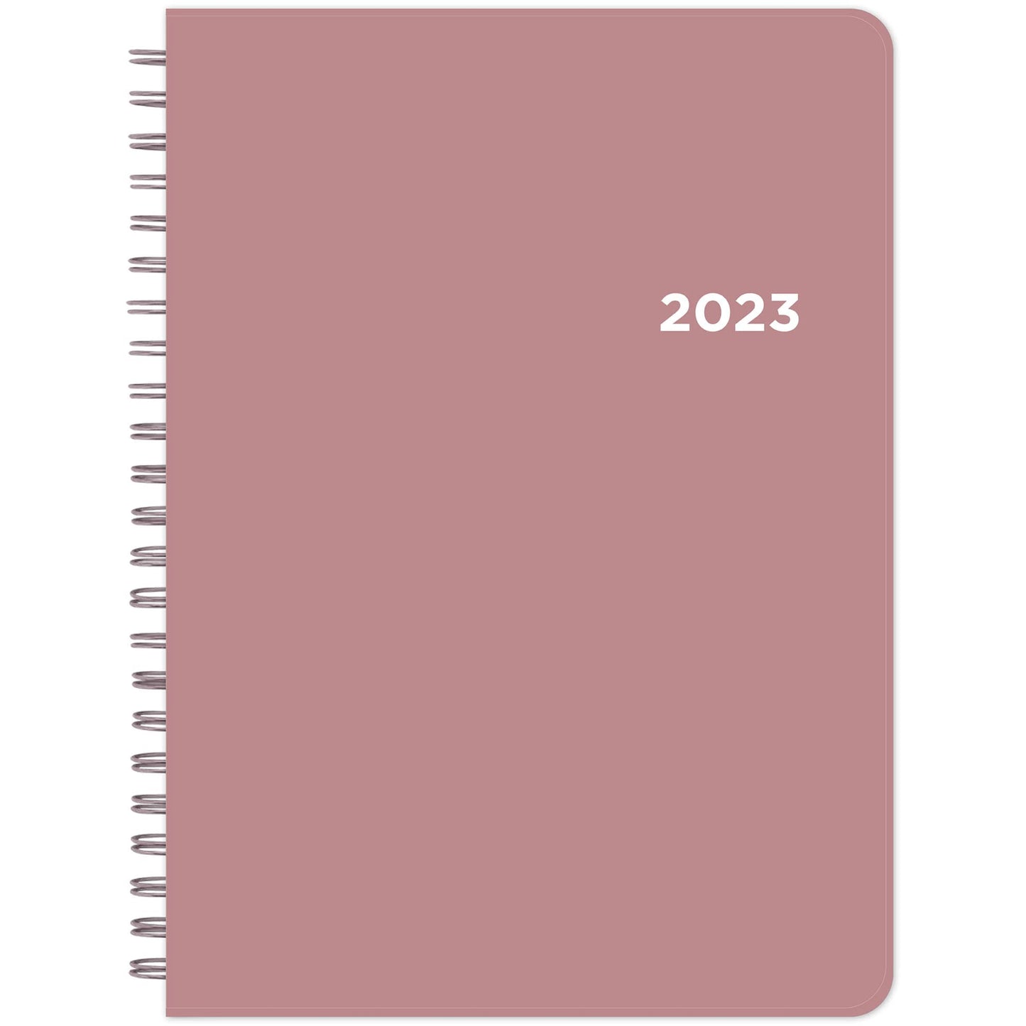 Blue Sky� Weekly/Monthly Perspective Planning Calendar, 5" x 8", Solid Pink, January To December 2023, 142327