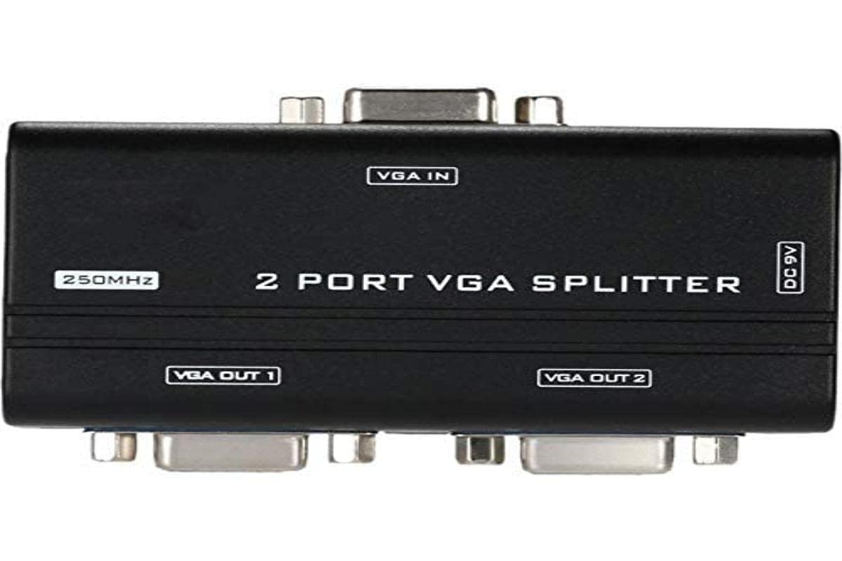 4xem 4XVGASP2502 1x2 Vga Splitter 250mhz Perp