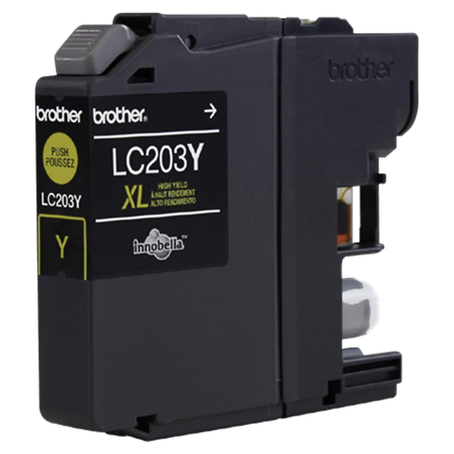 Brother Printer LC203Y High Yield Ink Cartridge, Yellow, 550 Pages