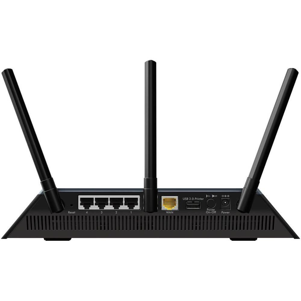 NETGEAR Smart WiFi Router with Dual Band Gigabit for Amazon Echo/Alexa - AC1750 (R6400-100NAS)