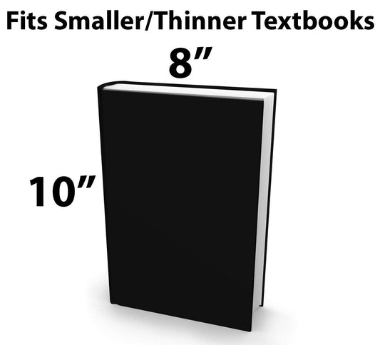 Book Sox Stretchable Book Cover: Standard Size Solid Purple. Fits Smaller/Thinner Hardcover Textbooks up to 8x10. Easy to Install, Adhesive-Free, Nylon Fabric Protector for School. Wash & Re-Use!