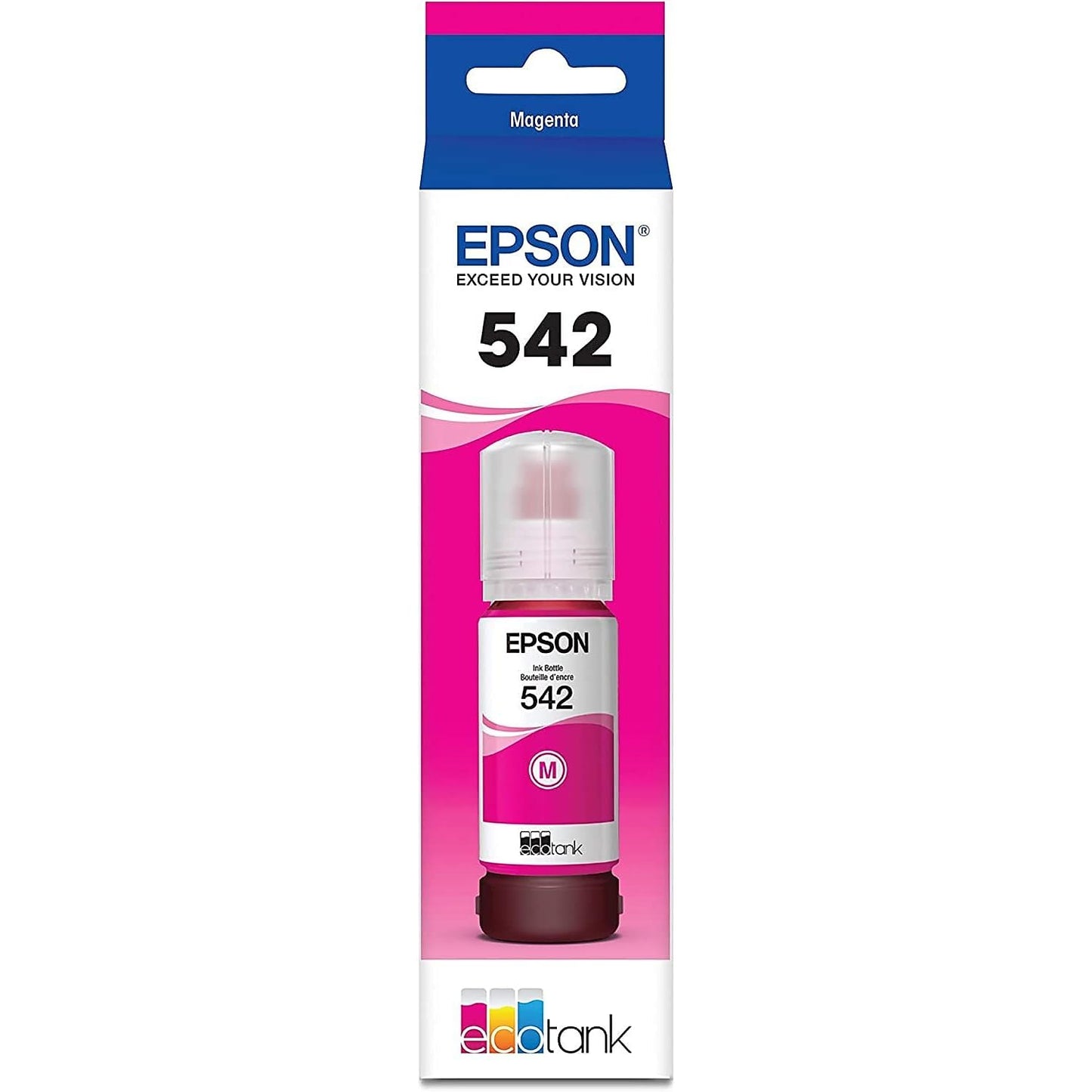 Epson 542 EcoTank Ink Ultra-high Capacity Bottle Magenta (T542320-S) Works with EcoTank Pro ET-5150, ET-5170, ET-5180, ET-5800, ET-5850, ET-5880, ET-16600, ET-16650